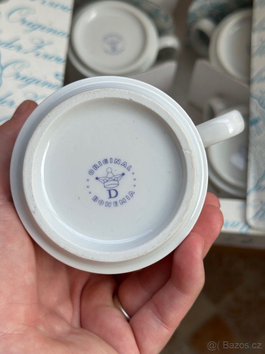 Retro sada hrnků - nevybalené nové, rarita - 3