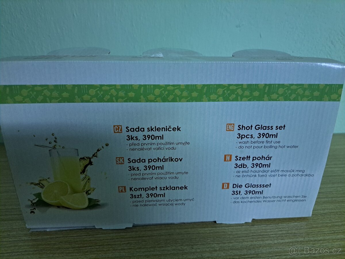 Sada tří skleniček - 3