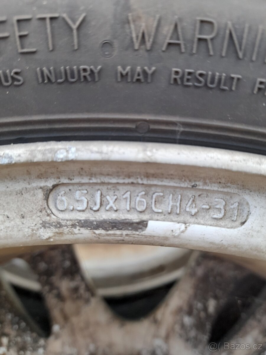 205/55 r16 alu kola Peugeot Citroen zimní - 3