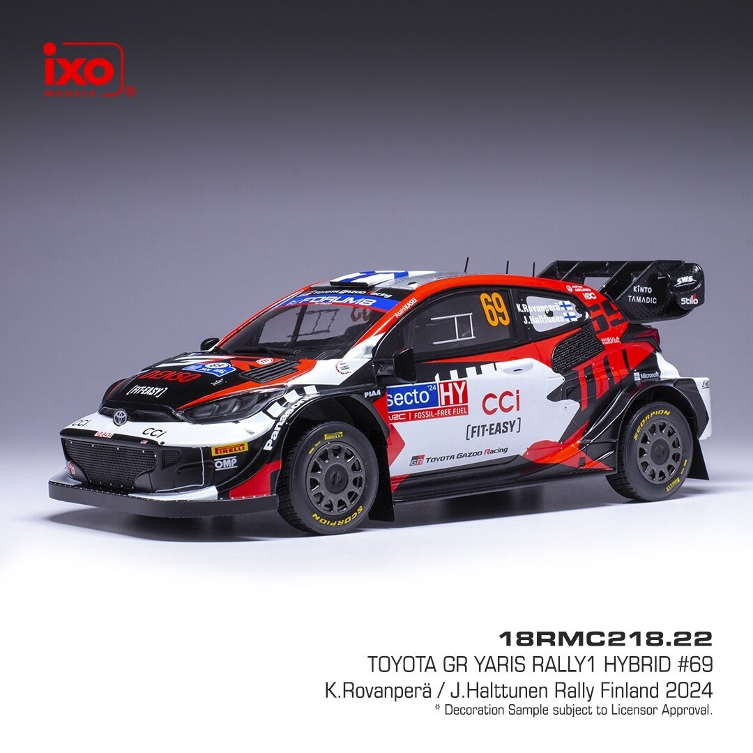 Modely Toyota GR Yaris Rally 1:18 IXO - 3