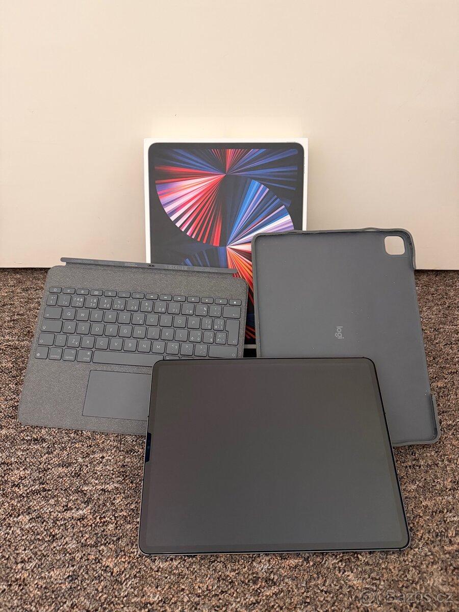 iPad Pro 12.9 M1 256GB Wi-Fi + Cellular +klavesnice Logitech - 3