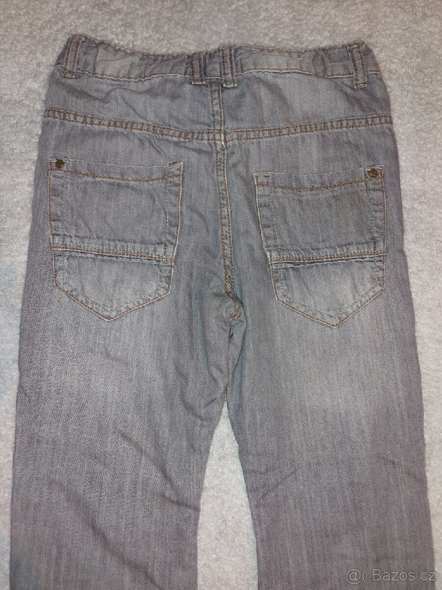 Zateplené džíny Reserved vel. 146 - 3