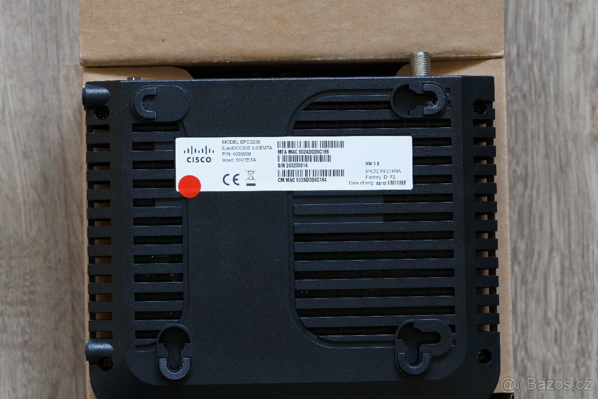 Kabelový modem (UPC) Cisco EPC3208 - 3