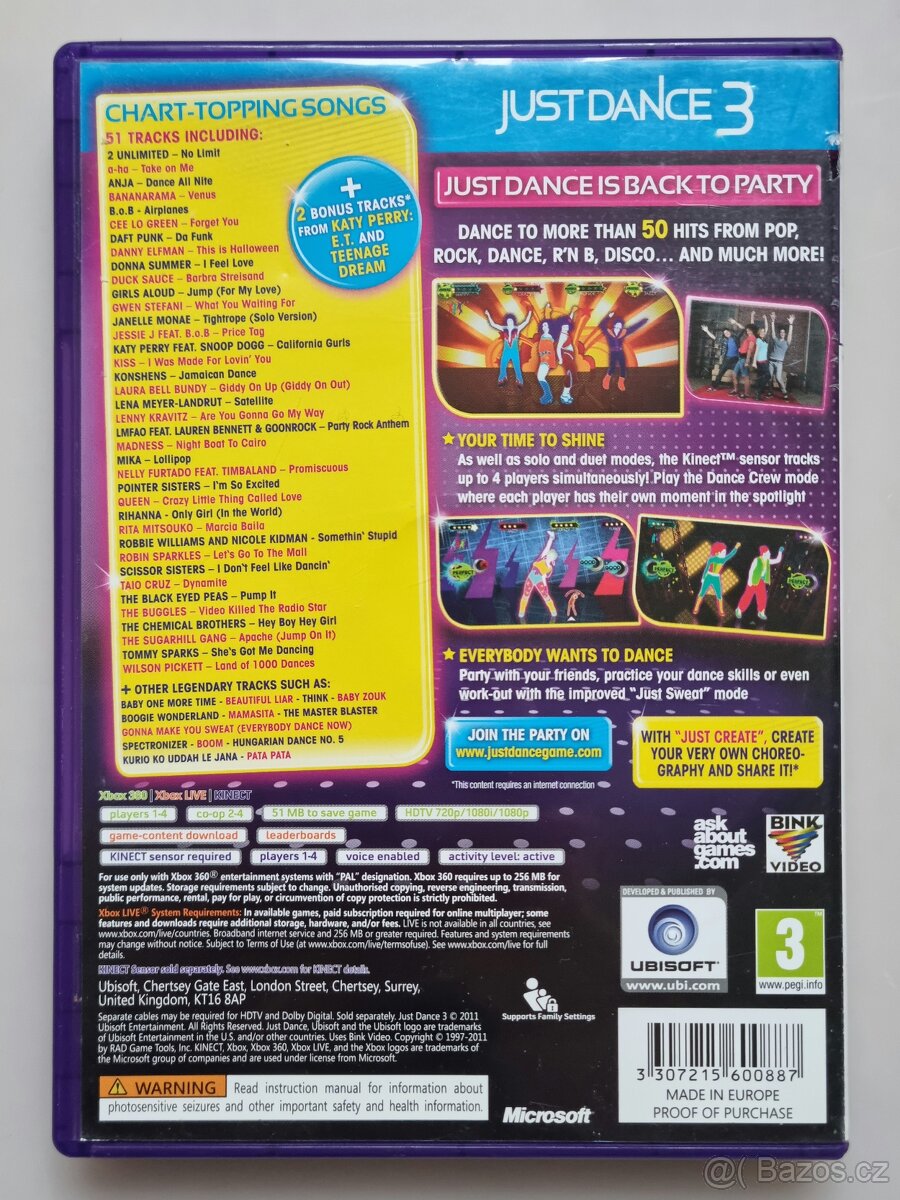 Just Dance 3, Xbox 360 - 3