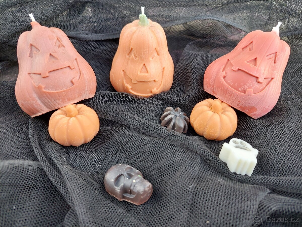 Sójová svíčka DÝNĚ s obličejem - 3