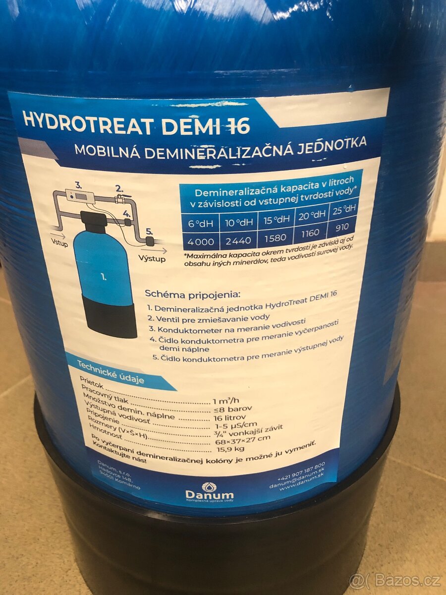 Demineralizacni jednotka DEMI 16 hydrotreat - 3