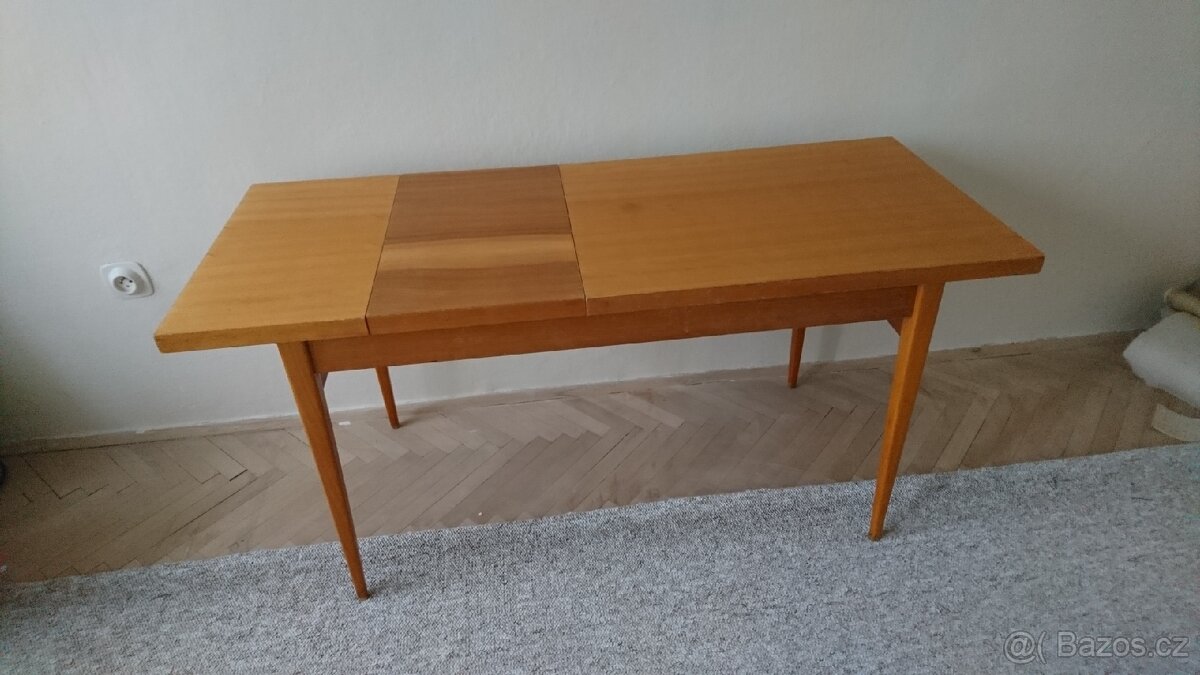 Retro konferenční stůl s šachovnicí - 3