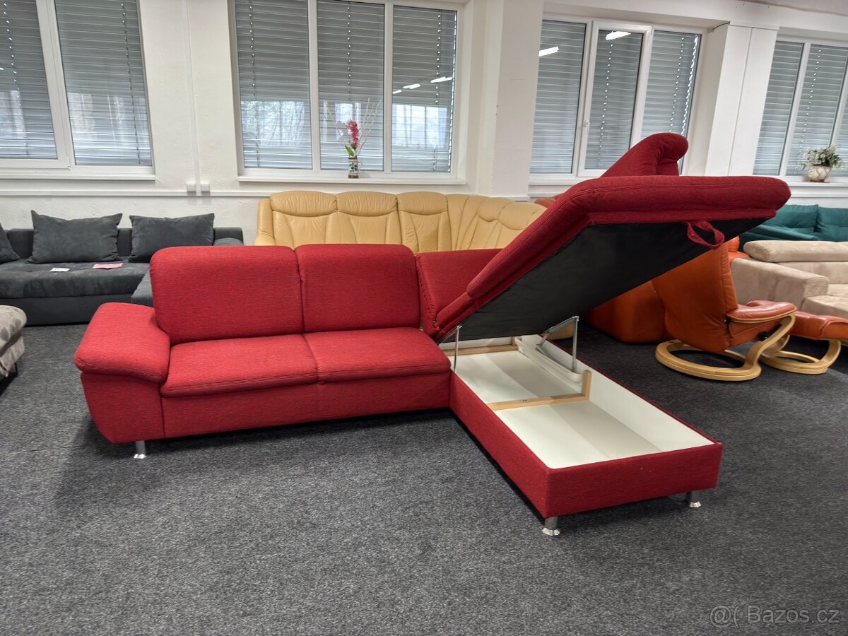 Sedací souprava rohová - rozkládací - zánovní - 3