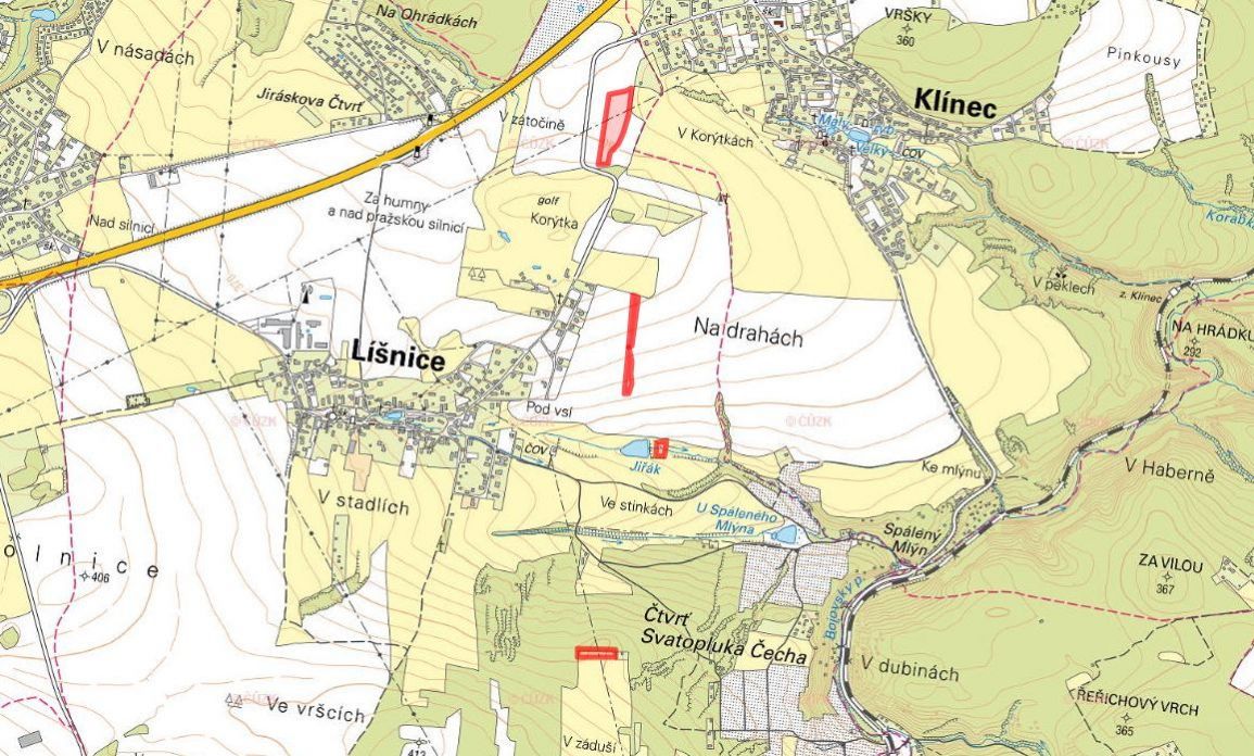 Zemědělská půda, prodej, Líšnice, Praha západ - 3