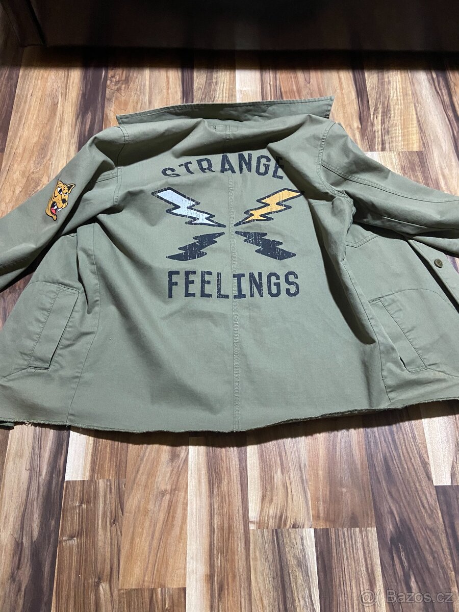 Khaki jacket košilová bunda - 3
