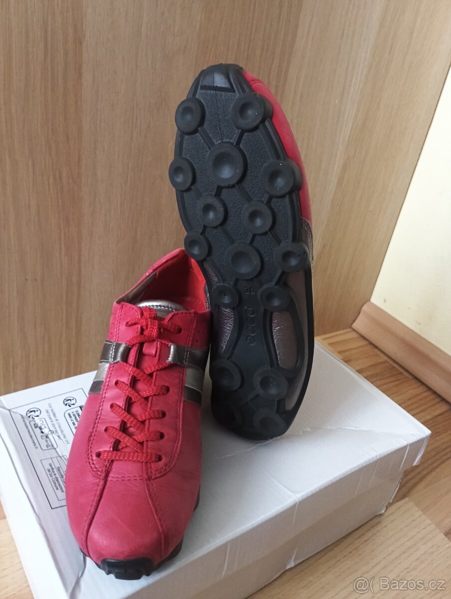 Dámské kožené boty ECCO- nenošené, vel. 38 - 3