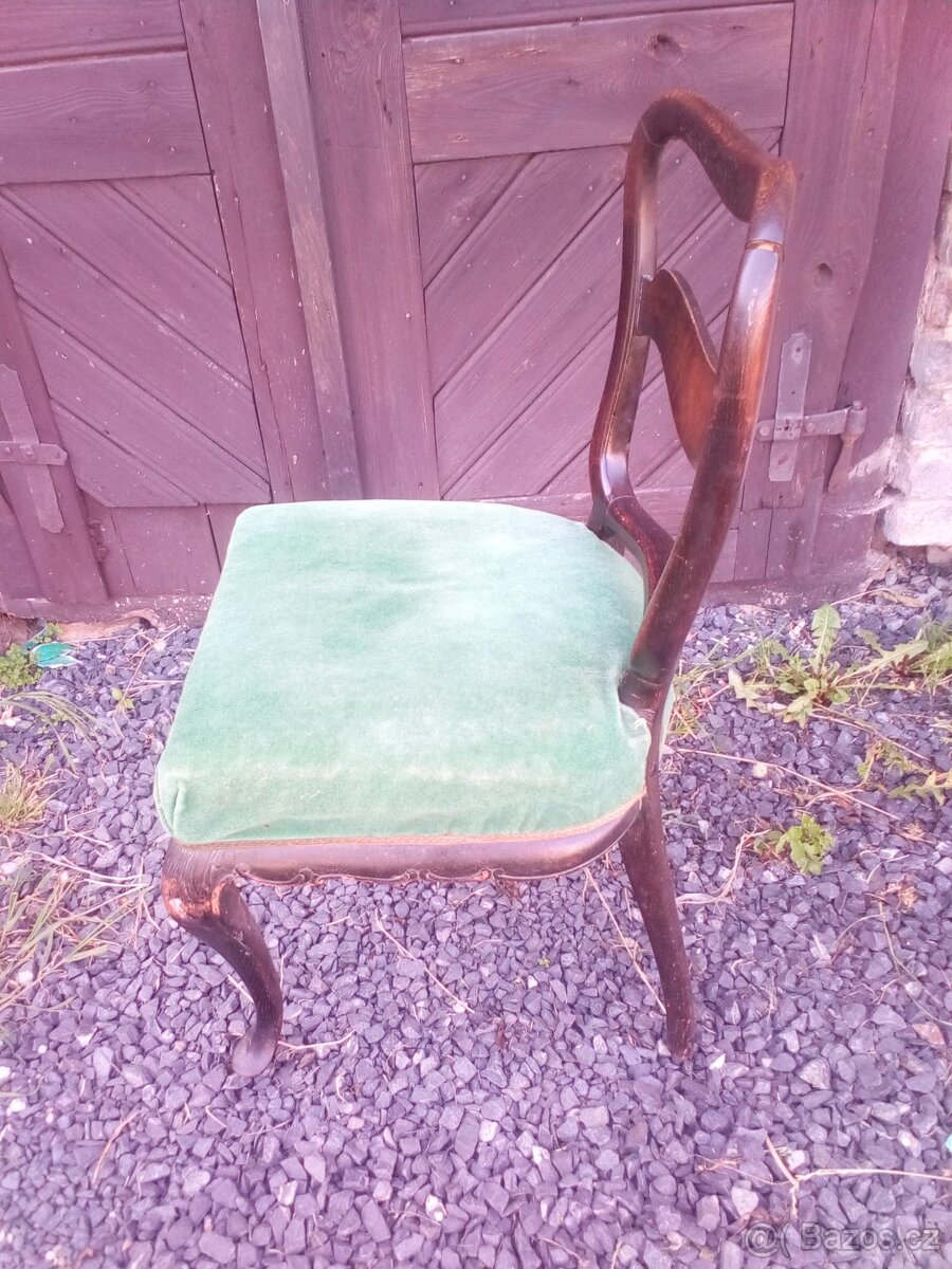 starožitné židle k repasy 4x - 3