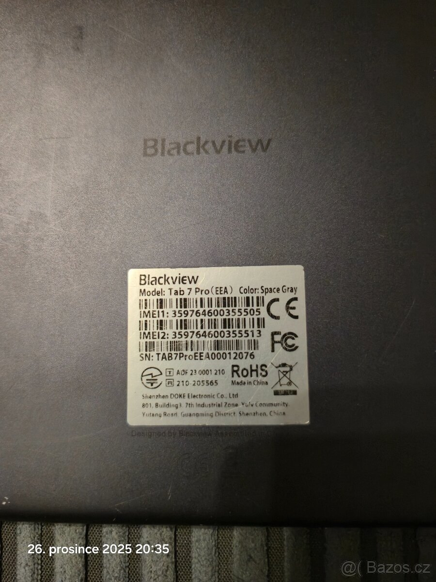 Tablet blackview 7 pro 6gb ram sim karta - 3