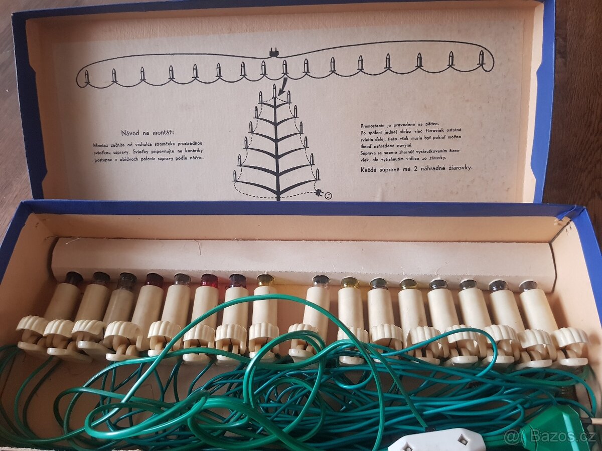 Retro vánoční svíčky - 3