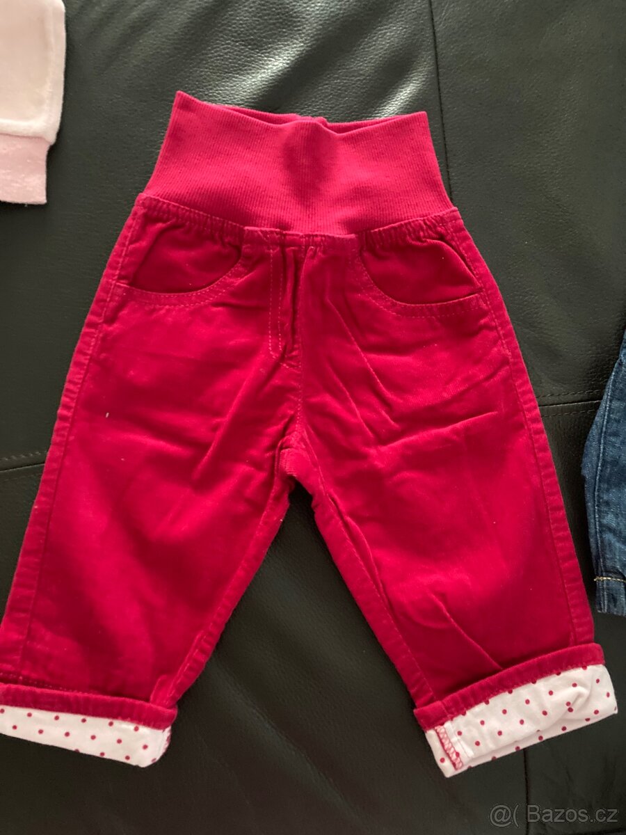 Kalhoty 62 68 cm teplaky mimi - 3