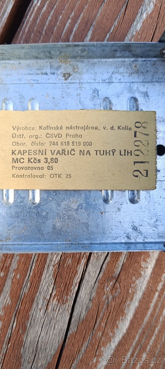 Přenosný lihový vařič - 3
