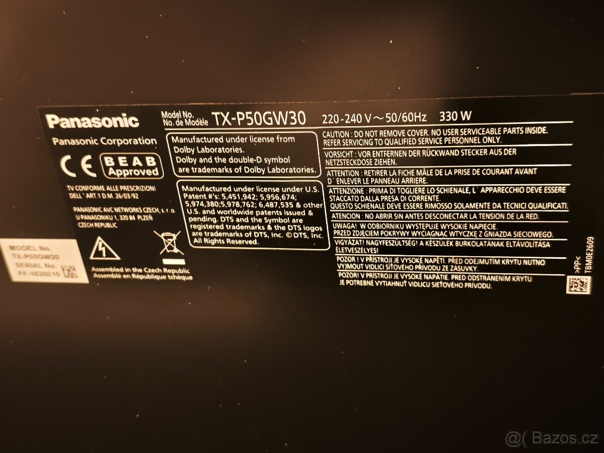 Panasonic VIERA TX-P50GW30 – 50 - 3
