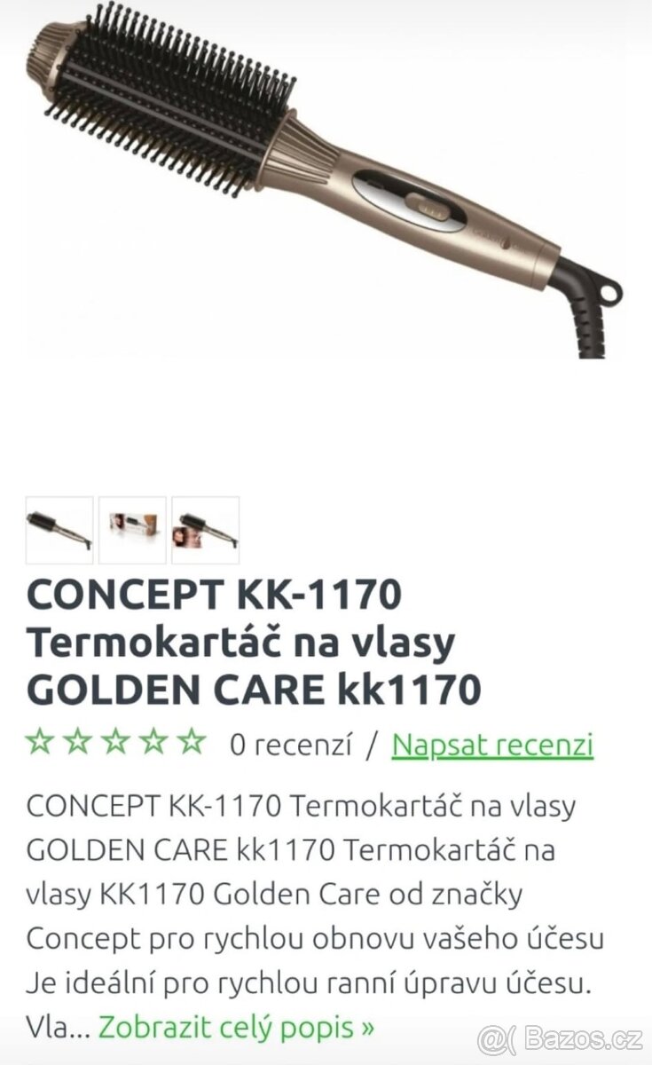 termo kartáč na vlasy CONCEPT - 3