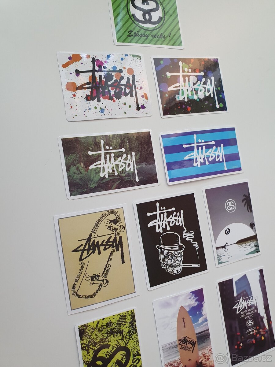 Stüssy nálepky mix - 3