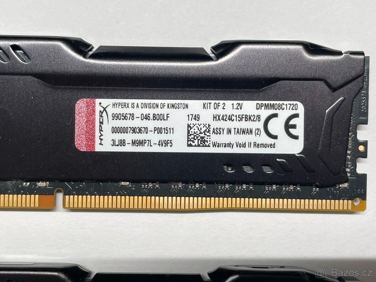 HyperX Fury DDR4 8 GB kit (2 × 4 GB) - 3