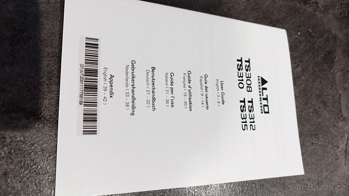 prodám reprobox ALTO TS315 - 3