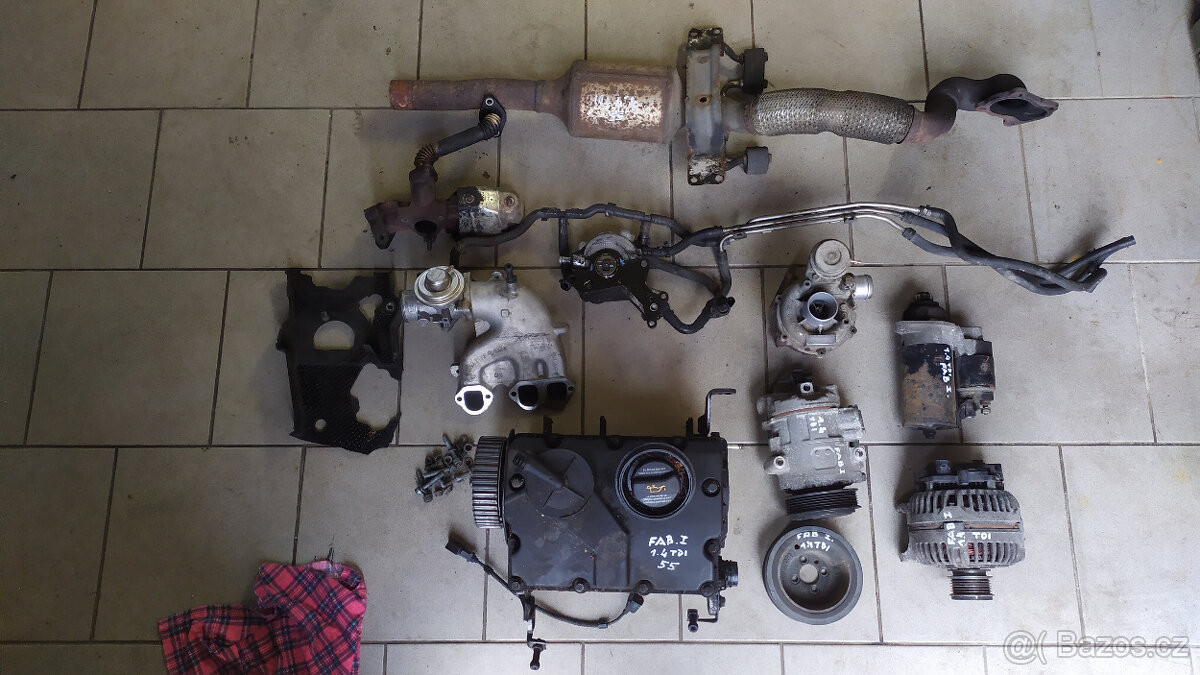 ŠKODA Fabia I 1.4 TDI 55 kW combi DÍLY facelift BÍLÁ - 3