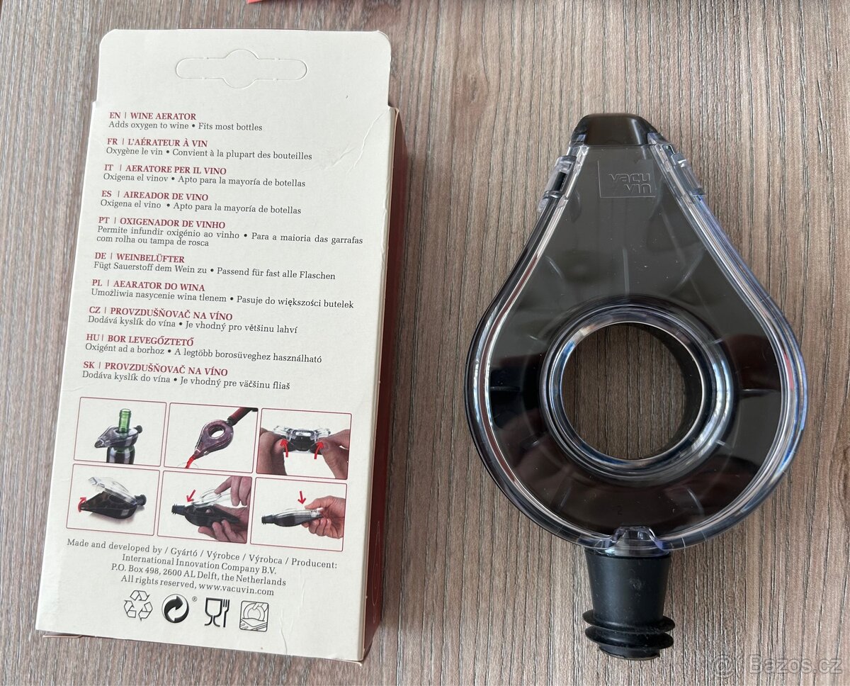 Vakuová pumpa na víno + provzdušnovač vína - 3