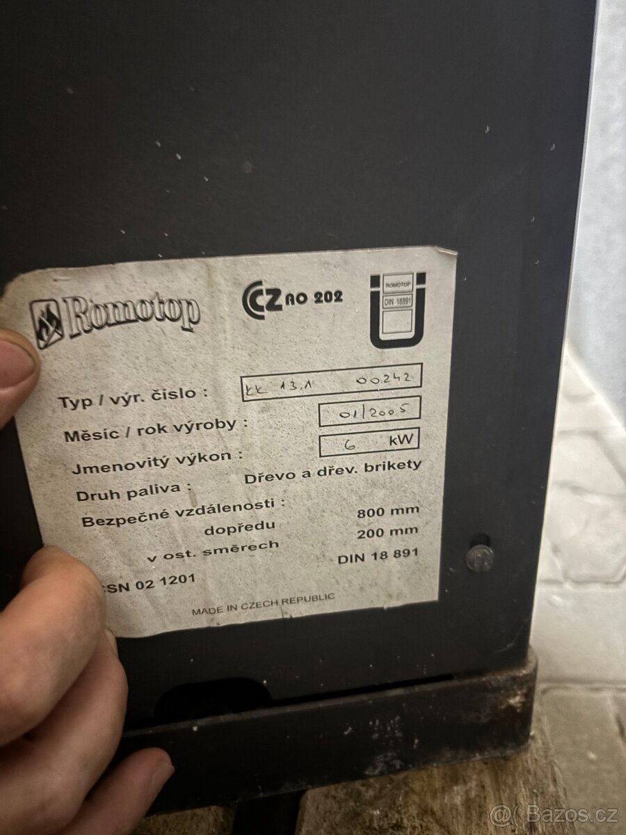 Rohová krbová kamna - 3