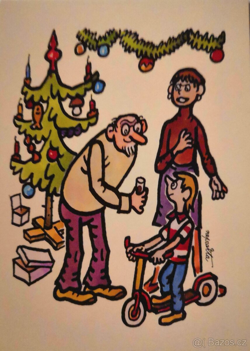 Prodám vánoční pohlednice Neprakta - 3