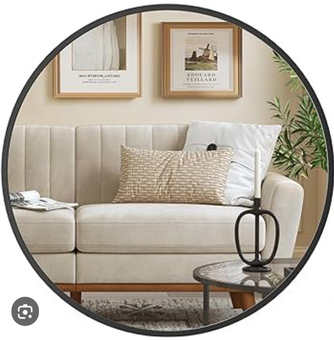 Zrcadlo v černým rámu LWM104B01 - 3