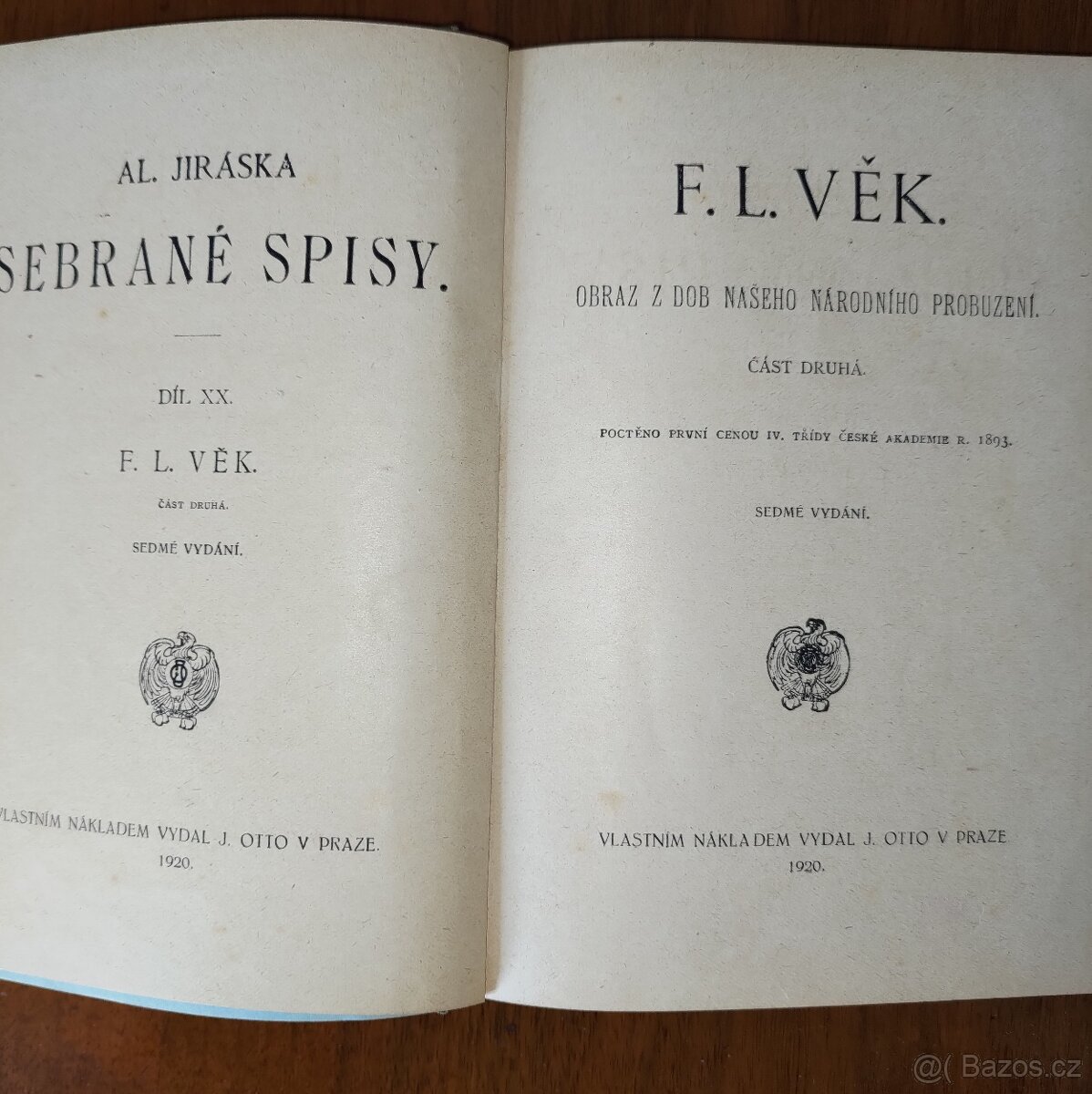 F.L.Věk, Alois Jirásek, r. 1918 - 3