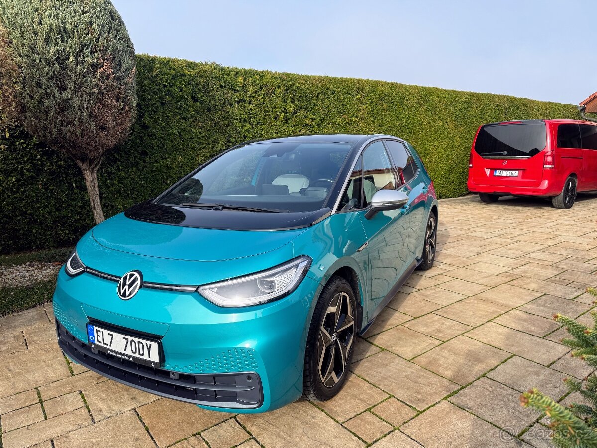 VW ID.3 150KW 60490km Tažné zařízení , DPH - 3