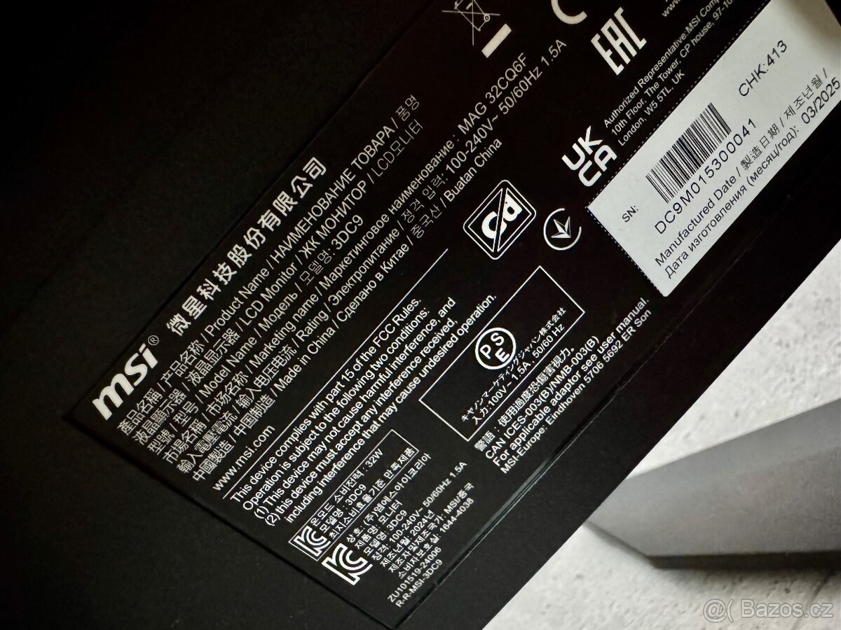 HERNÍ MONITOR MSI + RAM DDR5 16GB + CASE - 3