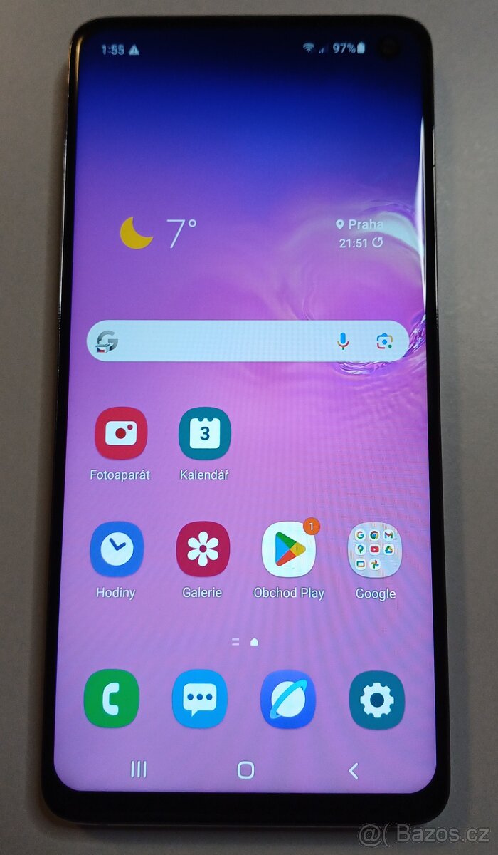 Prodám mobil Samsung Galaxy S10, 8GB/128GB, stav A - 3