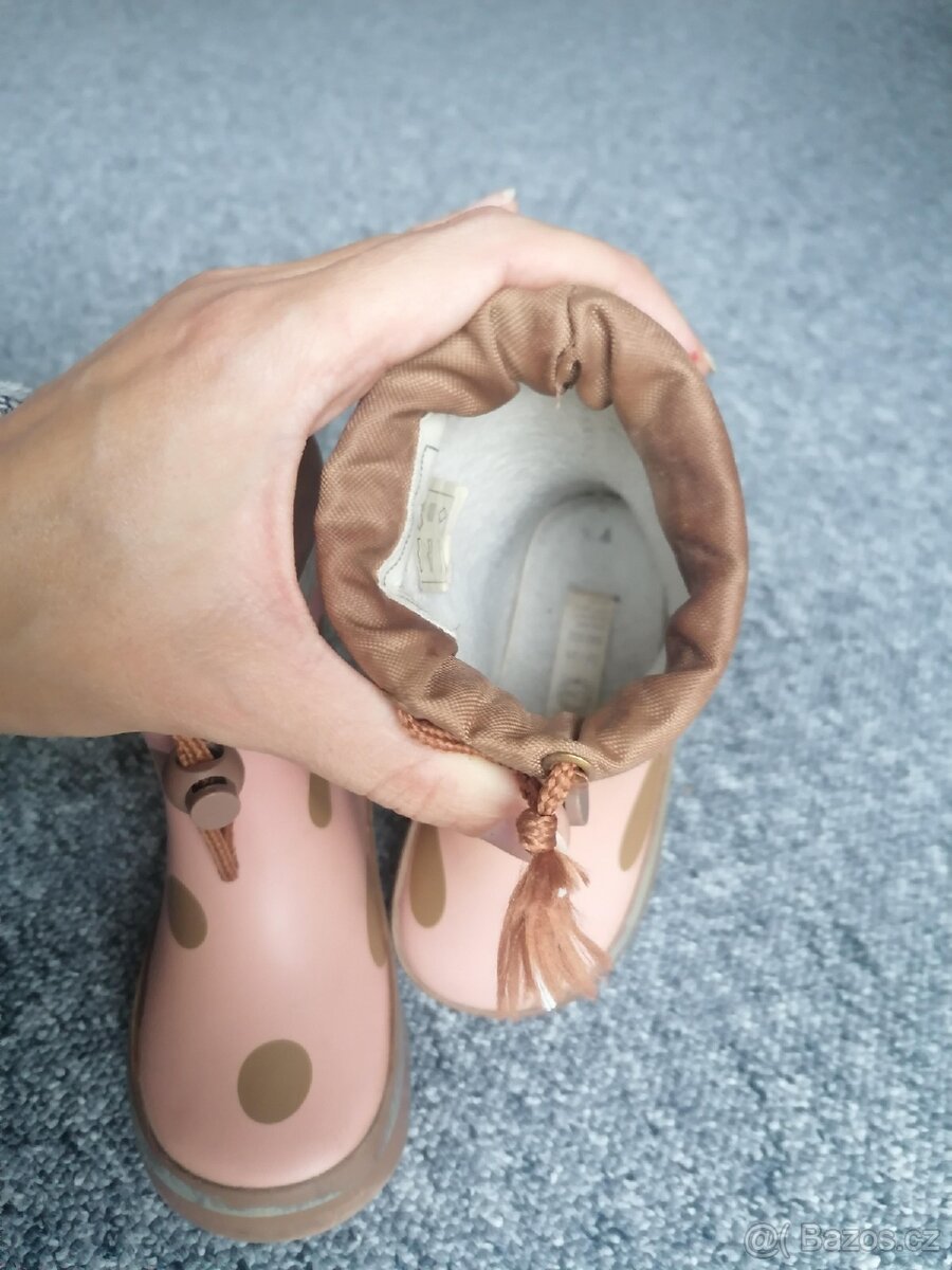 Dětské Holiny zateplené vel. 22/23 - 3