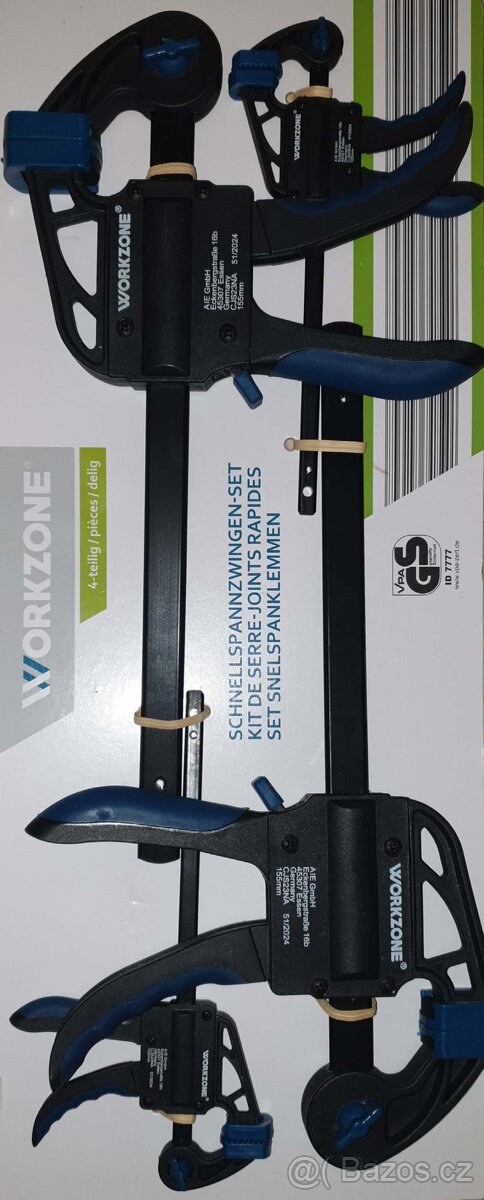 Svěrky , kov, set 2 nebo 4 ks set,profi kvalita - 3