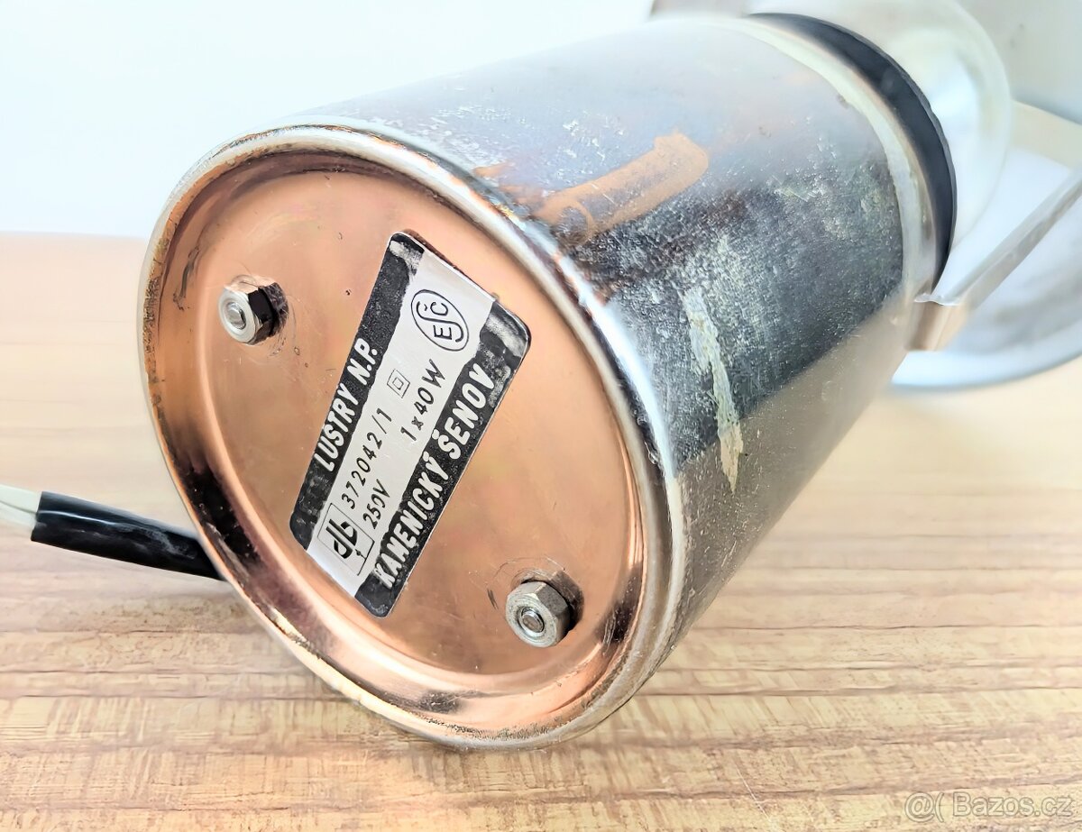 Retro lampička Kamenický Šenov - 3
