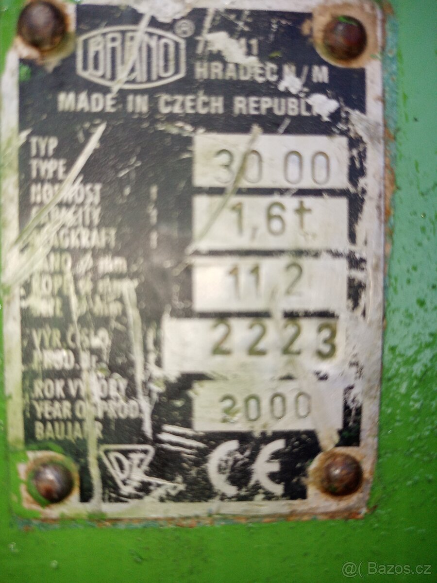 Lanový hupcuk do 1,6t vč. 40m lana za 7.000,- Kč - 3