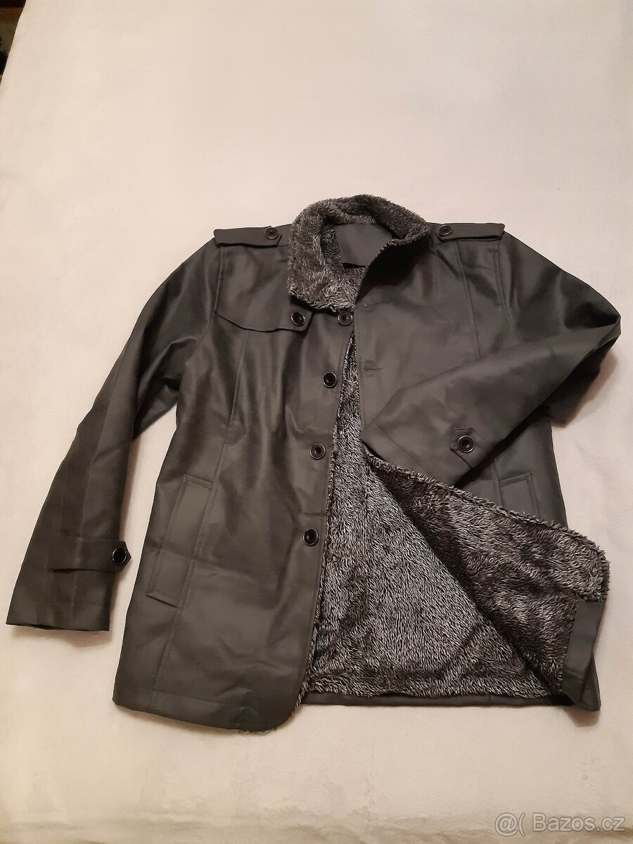 Kabát šedý - NOVÝ - 3