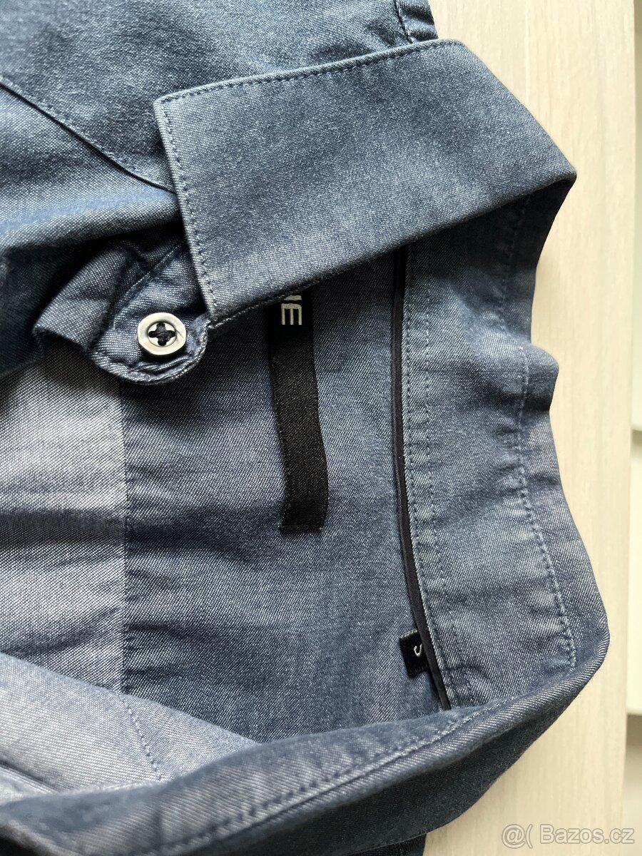 Pánská modra košile vel S - 3