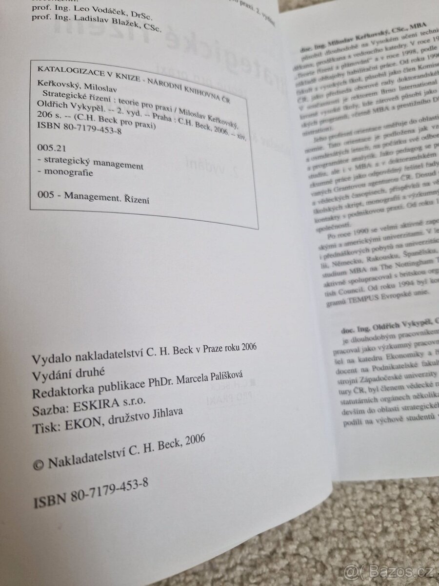 Strategicke rizeni Kerkovsky Vykypel - 3