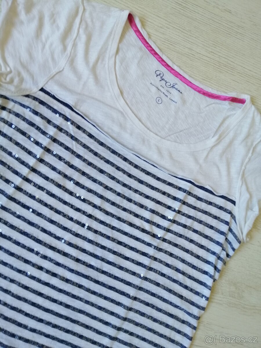 Tričko Pepe Jeans proužek - 3