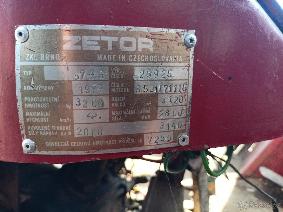 Zetor 5748 + vlečka - 3