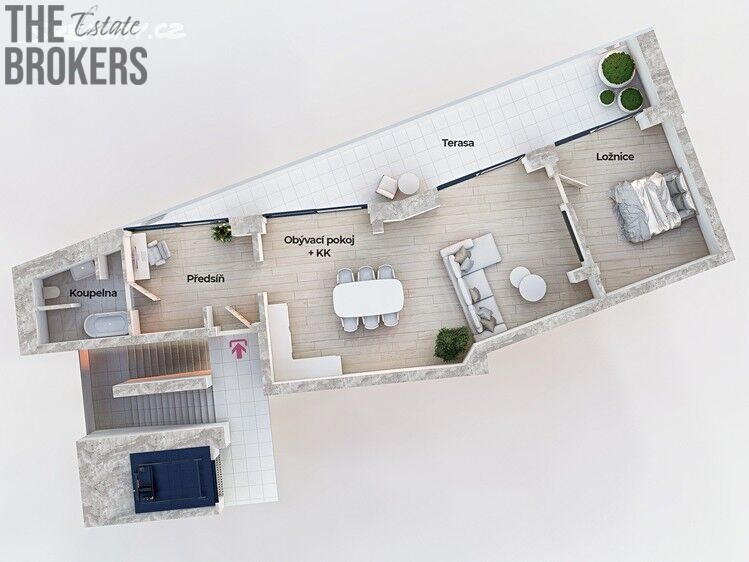 Prodej bytu 2+kk s terasou 99 m2, Praha 6-Suchdol - 3