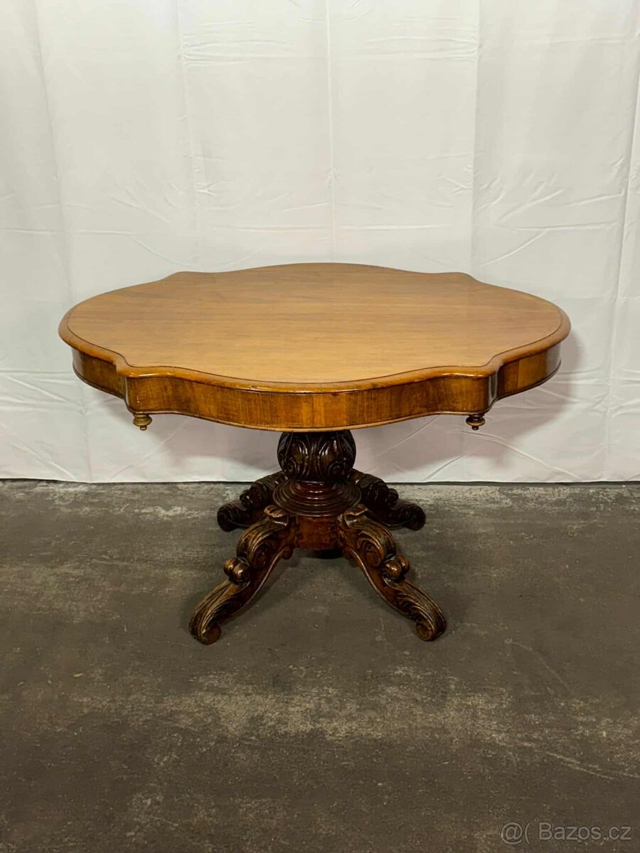 Starožitný salonní stolek (133013) - 3