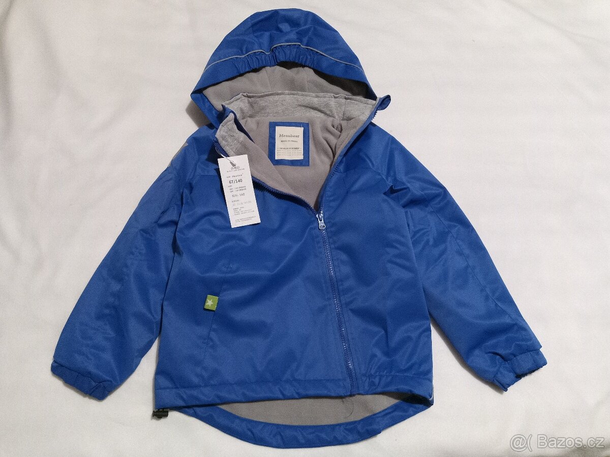 Nová dětská nepromokavá bunda, 122/128 - 3