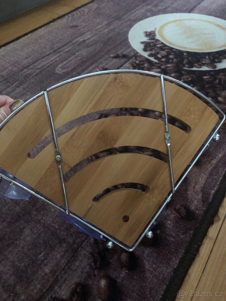 Polička rohová bez nutnosti vrtat - 3