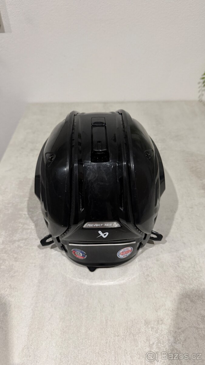 ✅ PROFI PRILBA BAUER - RE-AKT 155 - veľkosť L - BLACK ✅ - 3