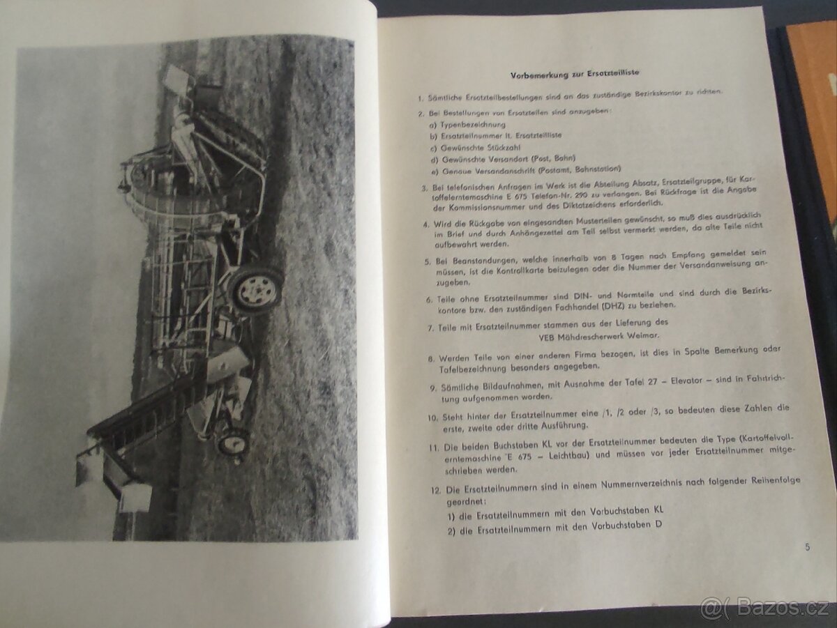 Návod k obsluze kombajn E675 - 3