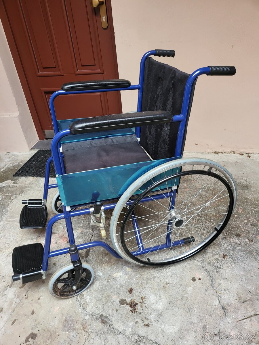 široký invalidní vozík XL provedení - 3